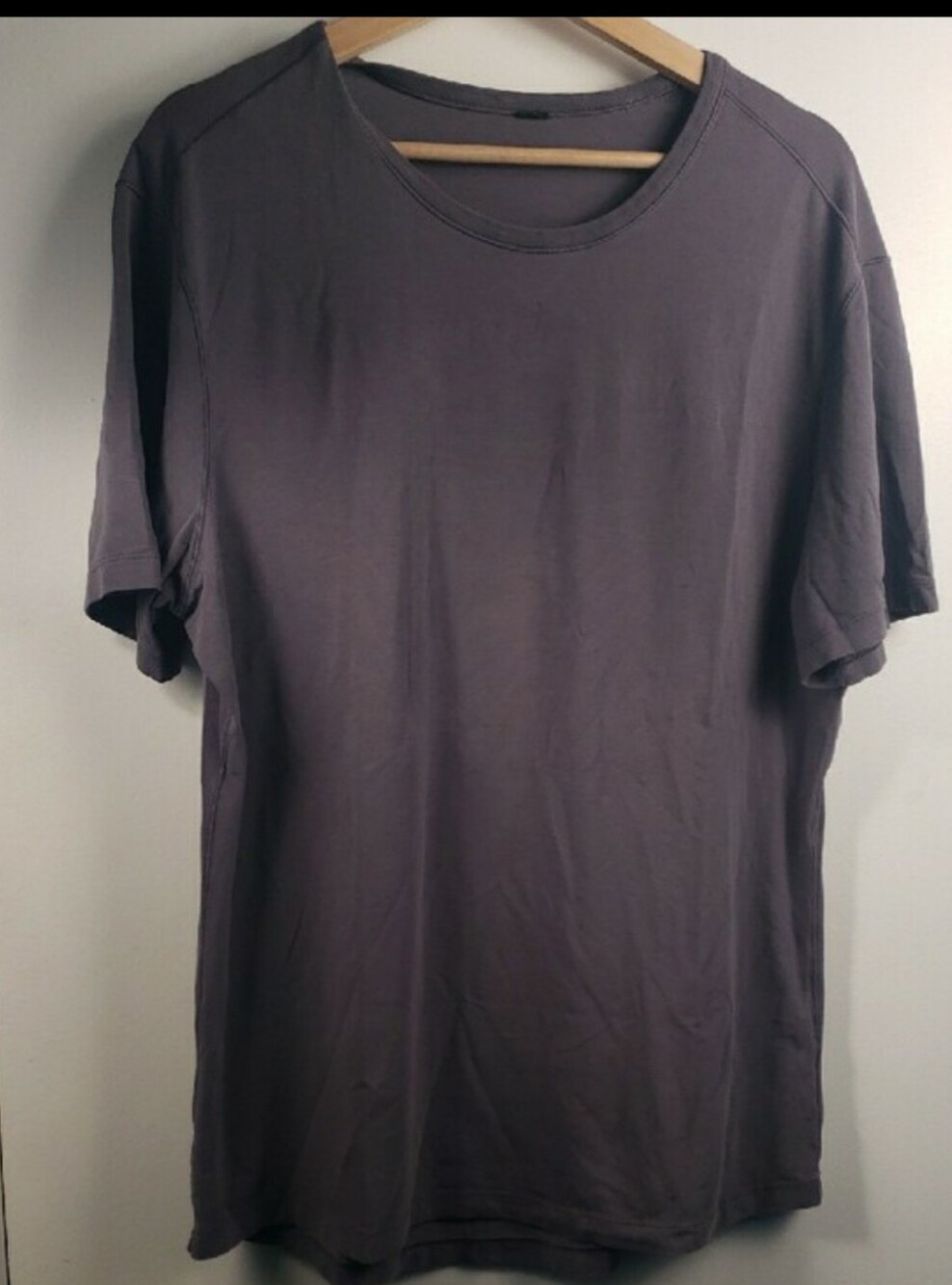 lululemon athletica Short-Sleeve Jersey Tee in Gray Light Purple Size 12